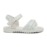 BubbleGummers BELINA Shimmery Belt Sandal for Little Girls