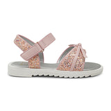 BubbleGummers BELINA Shimmery Belt Sandal for Little Girls