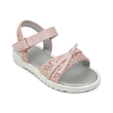 BubbleGummers BELINA Shimmery Belt Sandal for Little Girls