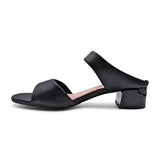 Bata ECO- FLEX S3 Low-Block Slip-On Heel Sandal