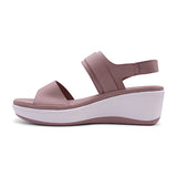 Ladies' Comfit MOTION V-2 Platform Low-Heeled Belt Sandal