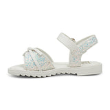 BubbleGummers BELINA Shimmery Belt Sandal for Little Girls