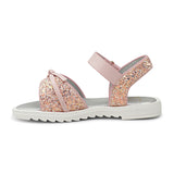 BubbleGummers BELINA Shimmery Belt Sandal for Little Girls